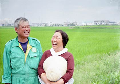 かとうさんが住み込みで農業を手伝った香川県観音寺市の石川農園の夫婦