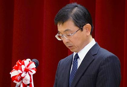  西山校長のあいさつ