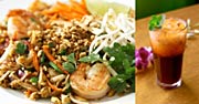  28日の「世界の料理」で調理するタイ料理のパッタイとチャーイェン