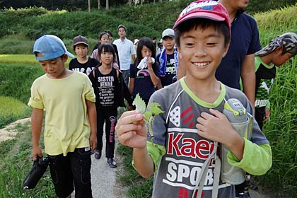 北五百川で収穫体験