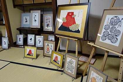 三条市丸井今井邸に展示された作品