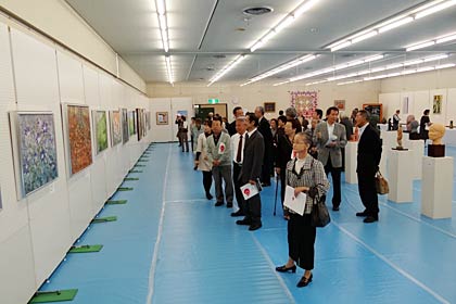 市民芸術が結集した会場