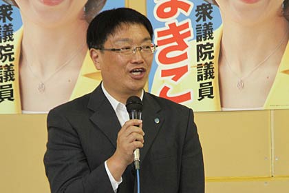 連合新潟の牧野茂夫事務局長