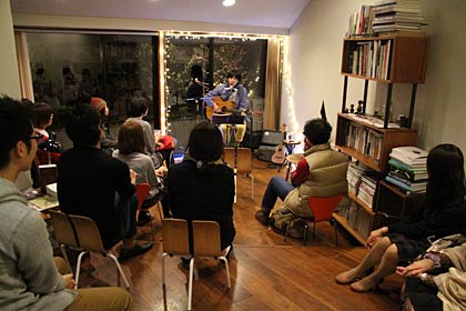 山田さんのアコースティックライブ
