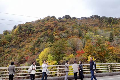 近江大橋の紅葉