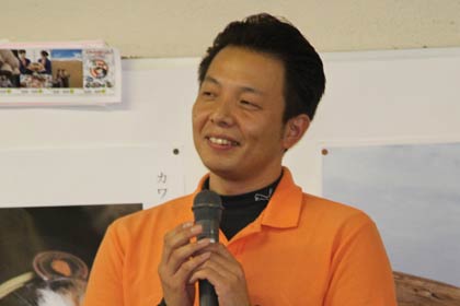燕三条JCの五十嵐理事長のあいさつ