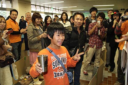 スタートから488人目になった赤岸君