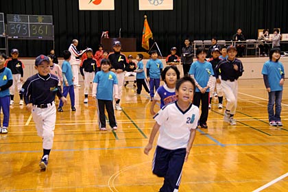 11日開かれた第5回燕市スポーツ少年団大運動会