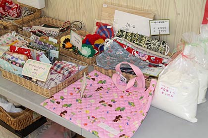 会場で販売する手芸品