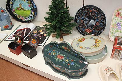 主催の石井さんのトールペイント作品