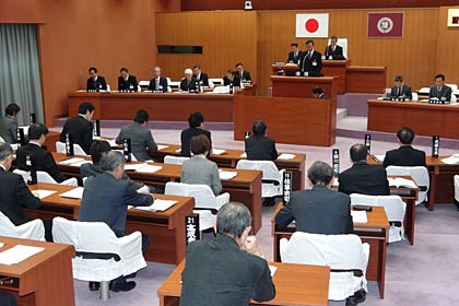 三条市12月定例会が開会
