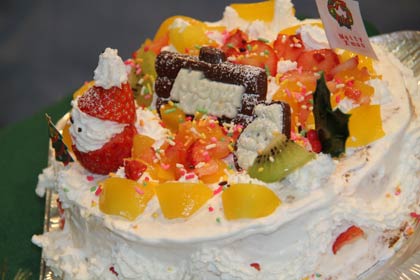 こんなんいおいしそうなケーキが完成