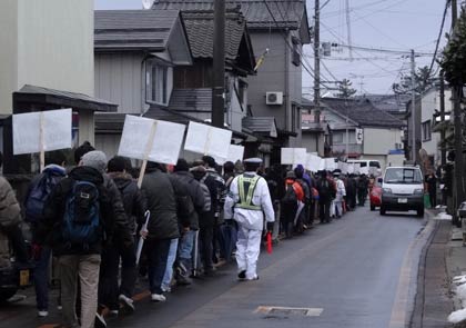 通学路には歩道がないところも