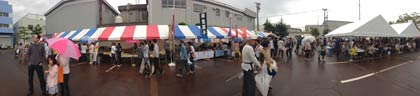 昨年10月の燕青空即売会で初めて行った「つばめるしぇ」