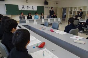 1泊2日で行われた三条市教育委員会主催中学生リーダー研修会
