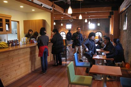 みんくるに16、17日の出店のカフェDODOとクレープのル・ボヌール
