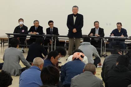 稲葉会長のあいさつ