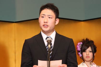  剣持優さんの「二十歳の決意」