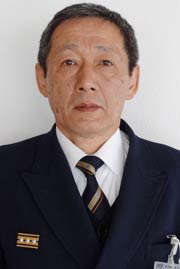 消防長に昇任する角田甲午消防本部次長兼消防署長