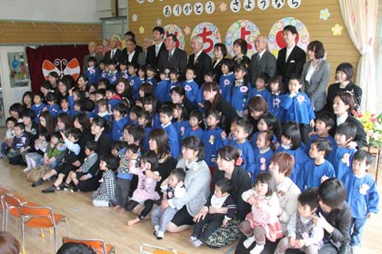  吉田八千代保育園の閉園式