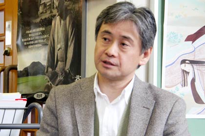 提案など話す中野目教授
