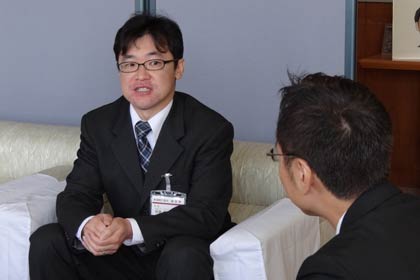相馬市の状況について話す笹倉さん