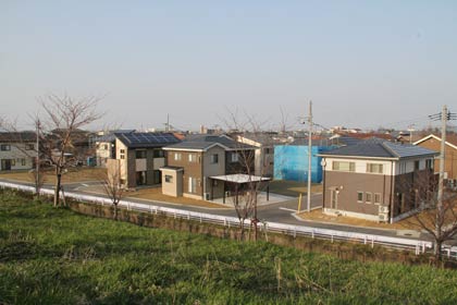 昨年度の定住促進・まちなか支援事業で11件の利用があった燕市五千石地内の分譲地