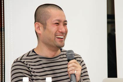 6月15日の(仮)まちづくりシンポジウムで講師を務める山崎亮さん、ことし1月19日に三条東公民館でまちづくりシンポジウム「まちの幸福論」で
