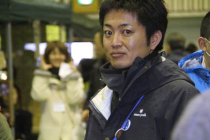 人事交流で武雄市から三条市へ派遣された池田君