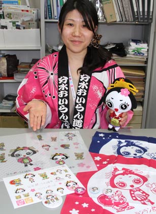 ことしも燕市観光協会が販売している、きららんグッズ
