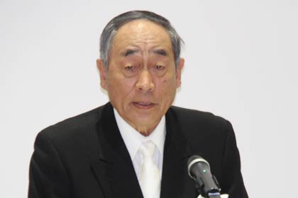 斉藤市議会議長のあいさつ