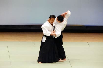 合気道の演舞