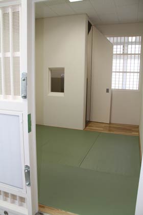 留置施設の内部