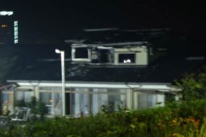 再び火災が発生した住宅