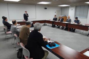第1回の県央基幹病院基本構想策定委員会