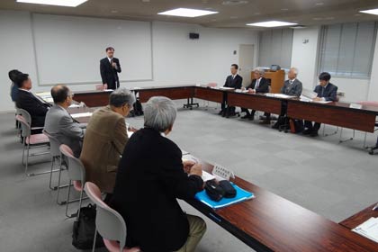  第1回の県央基幹病院基本構想策定委員会
