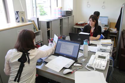 燕市産業史料館へ移転した燕市観光協会事務局