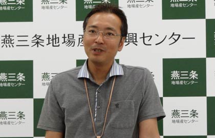 2年ぶりに燕三条地場産業振興センター理事長に就いてから初めての記者会見を行う国定三条市長