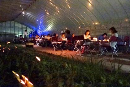 朝カフェ倶楽部のオフ会として初めての夜の燕三条「畑の朝カフェ」