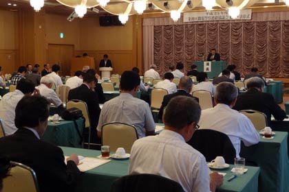 三条地区職場警察連絡協議会の平成25年度総会と表彰式