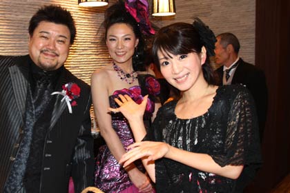 三条市で行われた結婚式で新郎の友人として出席した西村紗也禾さん