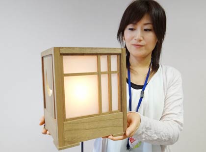 28日に燕三条Wingで開かれる「ものづくり体験教室」で作るあんどん