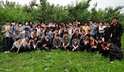  参加したシェフパティシエ専門学校の学生