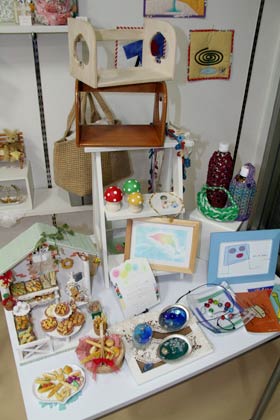 28日の「夏休み!!手作りワンダーランド」のワークショップで製作する作品