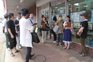 「創業塾ポンテキア」第3回は先輩創業者の店舗を回って店づくりを学ぶ