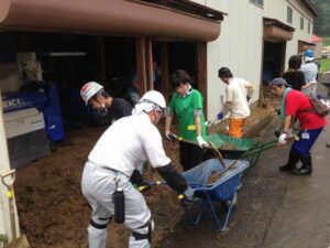 長岡と栃尾地域の災害支援ボランティアセンターが3、4日のボランティアを募集