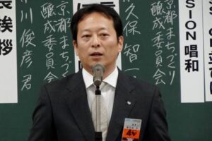 第2回8月臨時総会で2014年度理事長に昇任された柳生田守さん