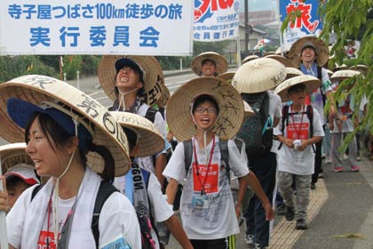 ゴール目前で最後の力をふりしぼる