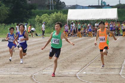 25日開かれた第9回市民総体の陸上競技大会