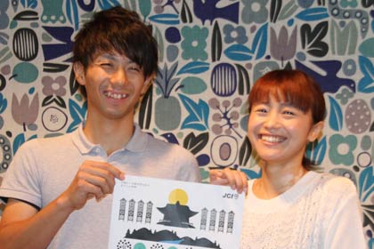 あかりの結婚式の参加カップルに選ばれた田中淳さん、祐子さん夫婦